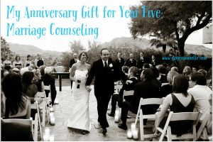 My Anniversary Gift for Year Five: Marriage Counseling